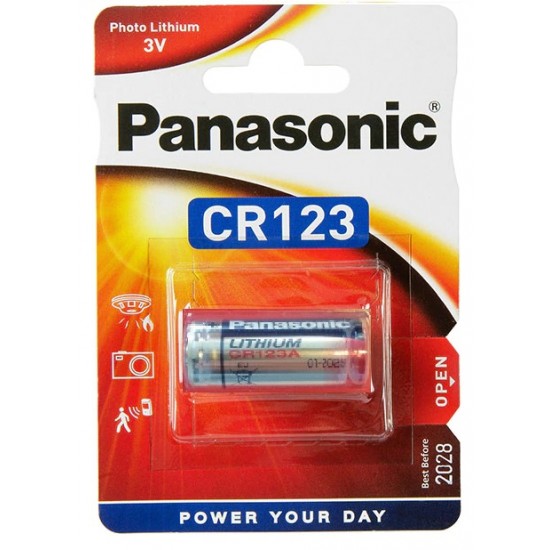 Baterie CR123A Litiu 3V Panasonic Baterie CR123A Litiu 3V Panasonic