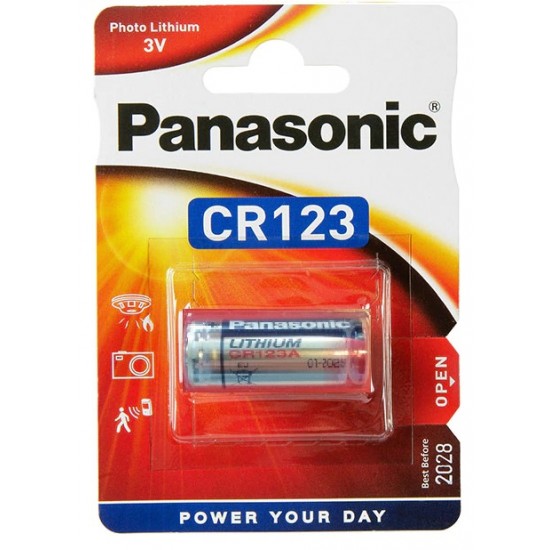 Baterie CR123A Litiu 3V Panasonic 