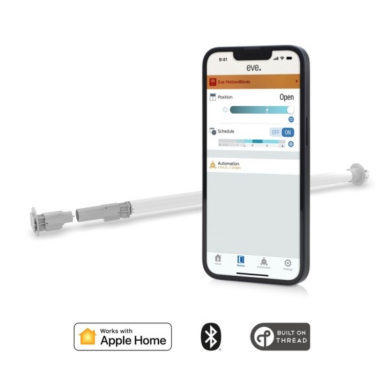 Eve MotionBlinds Upgrade Kit for Roller Blinds, Compatibil Homekit Eve MotionBlinds Upgrade Kit for Roller Blinds, Compatibil Homekit
