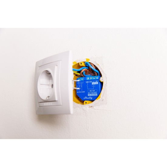 Shelly Plus 1, Releu inteligent, 1 canal, Wi-Fi, control aplicatie, compatibil SmartThings, Amazon Alexa, Google Home Shelly Plus 1, Releu inteligent, 1 canal, Wi-Fi, control aplicatie, compatibil SmartThings, Amazon Alexa, Google Home