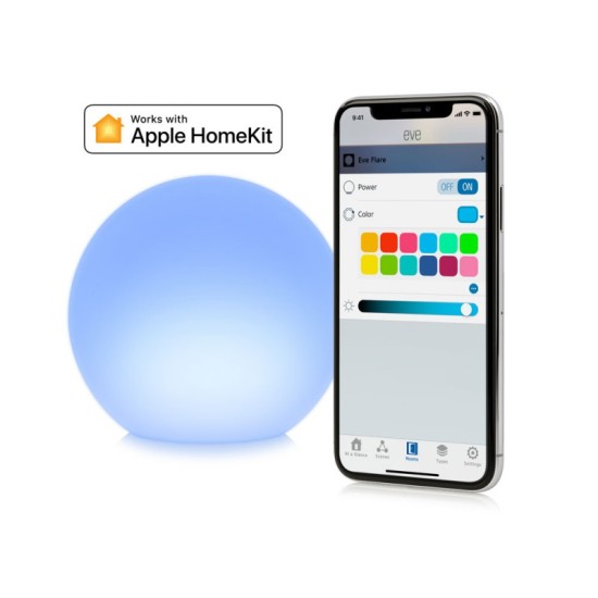 Eve Flare Portable, Lampa Smart LED compatibila Apple Homekit