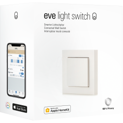 Eve Light Switch, Intrerupator inteligent de perete compatibil Apple Homekit, Thread Eve Light Switch, Intrerupator inteligent de perete compatibil Apple Homekit, Thread