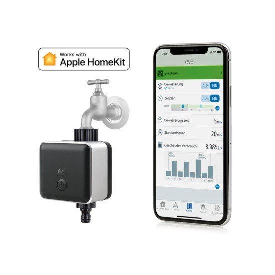 Eve Aqua Smart Water Controller, Compatibil Homekit, Thread Eve Aqua Smart Water Controller, Compatibil Homekit, Thread