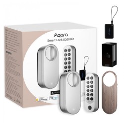 Aqara Smart Lock U200 KIT, Incuietoare, Tastatura, Accesorii, BlueTooth, Matter over Thread, Silver, EL-D02DS Aqara Smart Lock U200 KIT, Incuietoare, Tastatura, Accesorii, BlueTooth, Matter over Thread, Silver, EL-D02DS