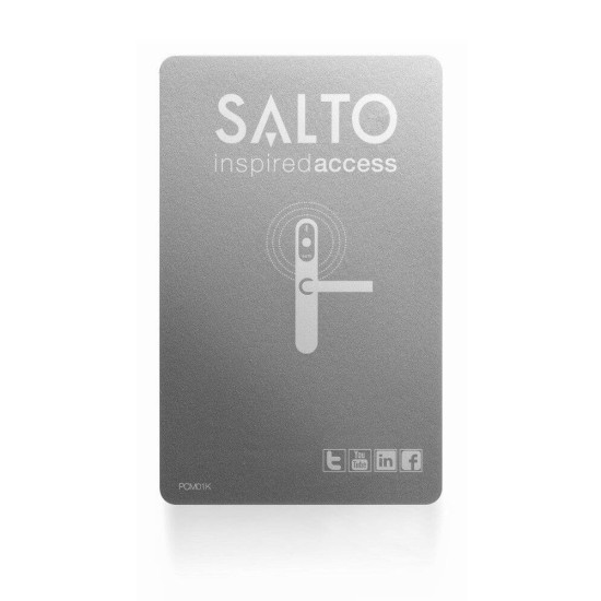 Card Salto PCM01KB, Mifare, 1 KB, Alb, Set 50 bucati