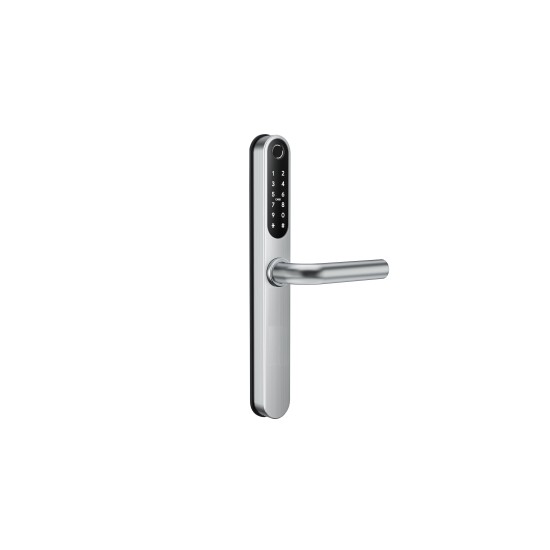 Yala Inteligenta MS33 PRO, BLE, TTLock App, usi PVC, Aluminiu, zavorare ridicare de maner