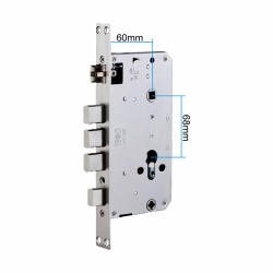 Broasca 6068 pentru incuietori inteligente, Placa 240 & 27 mm Broasca 6068 pentru incuietori inteligente, Placa 240 & 27 mm