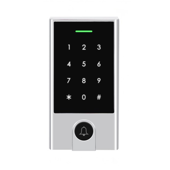 Tastatura SMART Acces Exterior BlueTooth MSH1W Silver, Wi-Fi