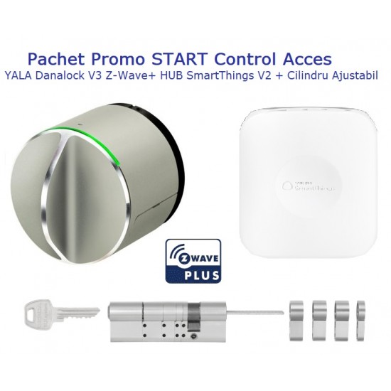 Pachet Promo START Control Acces Yala Danalock V3 Z-Wave + HUB SmartThings V2 Pachet Promo START Control Acces Yala Danalock V3 Z-Wave + HUB SmartThings V2