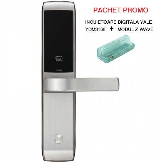 Pachet PROMO Yale YDM3168 + Modul Z-WAVE