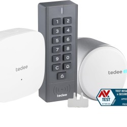 Tedee GO2 Full KIT Incuietoare + Bridge + Keypad + Cilindru Tedee GO2 Full KIT Incuietoare + Bridge + Keypad + Cilindru