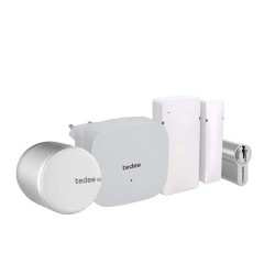SET tedee PRO: Tedee PRO Smart Lock + Bridge + cilindru + Senzor Usa SET tedee PRO: Tedee PRO Smart Lock + Bridge + cilindru + Senzor Usa