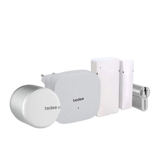 SET tedee PRO: Tedee PRO Smart Lock + Bridge + cilindru + Senzor Usa SET tedee PRO: Tedee PRO Smart Lock + Bridge + cilindru + Senzor Usa