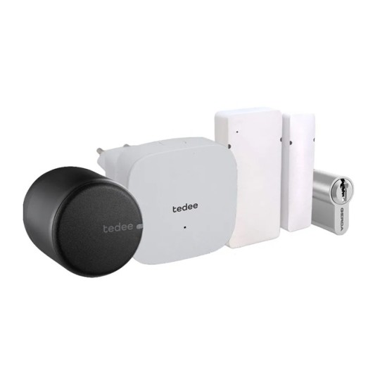 SET tedee PRO: Tedee PRO Smart Lock + Bridge + cilindru + Senzor Usa SET tedee PRO: Tedee PRO Smart Lock + Bridge + cilindru + Senzor Usa