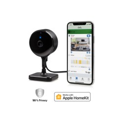 Eve Cam, Camera Securitate interior compatibila Apple Homekit, 10ECJ8701