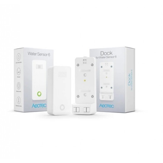Kit Senzor Inundatie 6 + Dock Aeotec Kit Senzor Inundatie 6 + Dock Aeotec