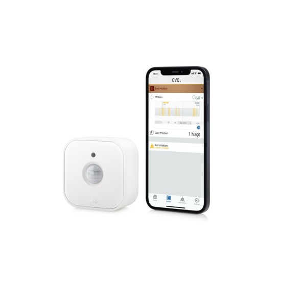 Eve Motion Senzor Miscare, Matter - Compatibil Apple HomeKit, Google & SmartThings