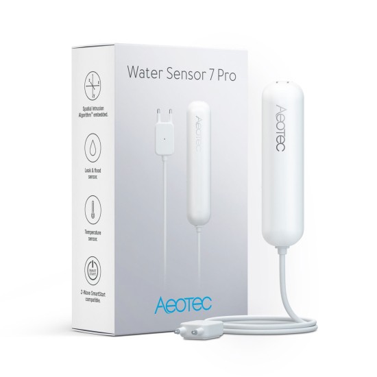 Senzor Inundatie Aeotec Water Sensor 7 Pro, Z-Wave