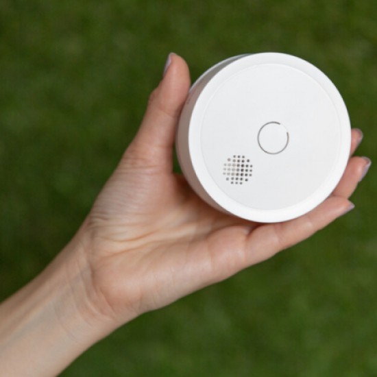 Senzor Alarma Fum Shelly Plus Smoke Wi-Fi Compatibil SmartThings